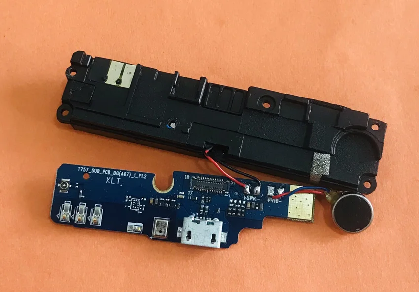 Б/у оригинальная USB зарядка плата+ Громкий динамик для DOOGEE BL12000 Pro MTK6763T Восьмиядерный