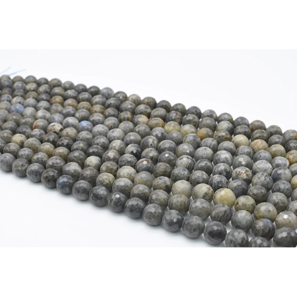 8-10mm AA Natural Faceted Labradorite stone Round Beads For DIY necklace bracelet jewelry making 15 
