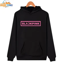 blackpink Korean KPOP Girl Group Hoodies Sweatshirts Women Black Pink Hooded Sweatshirt Camisas Feminina KPOP Blackpink Clothes