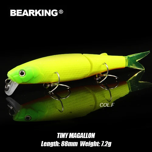 BEARKING 113 мм 16 г, 113 мм 13,7 г, 88 мм 7,2 г новые рыболовные приманки magallon family minnow crank горячая модель приманки - Цвет: Magallon-Tiny-F