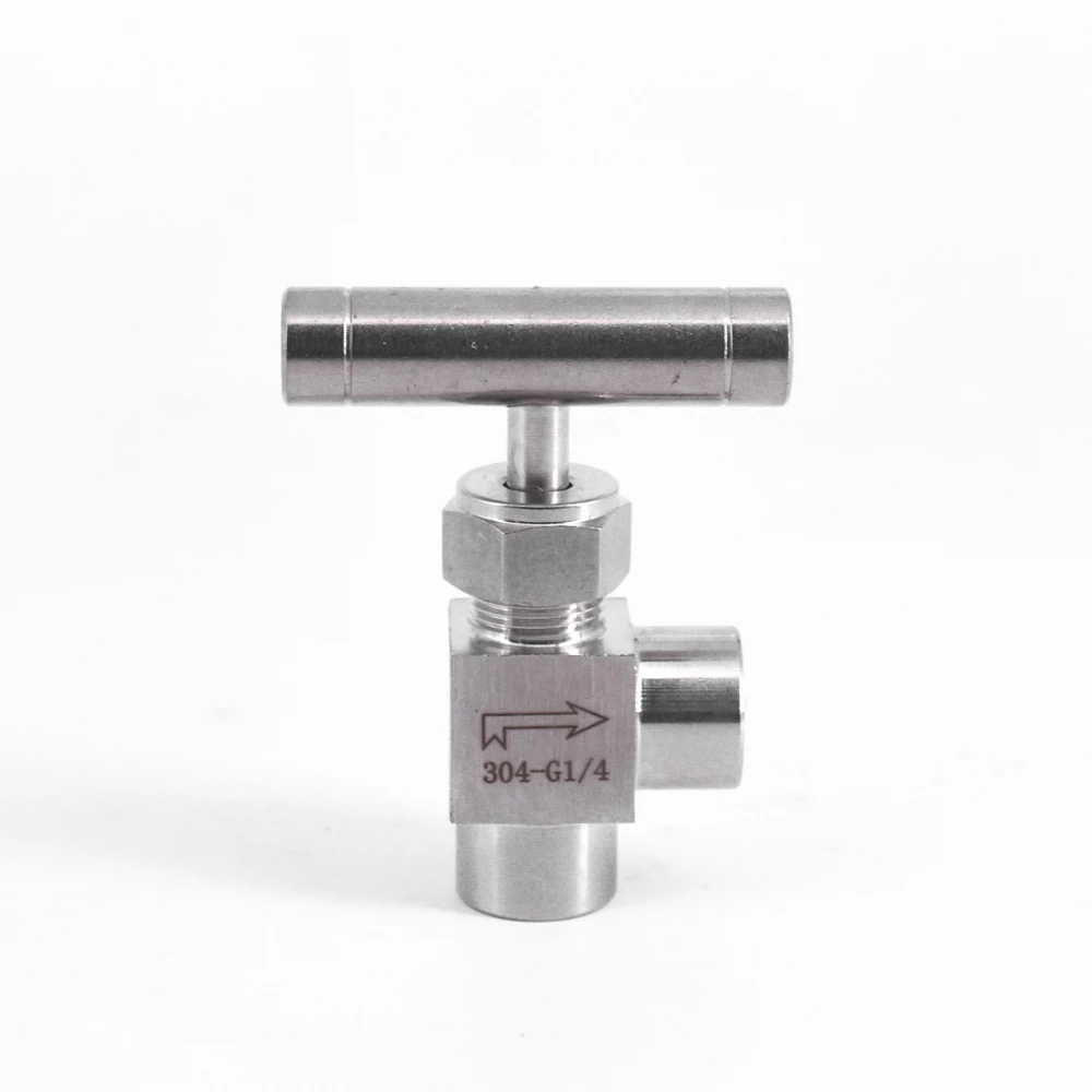 1/8 &quot1/4&quot 3/8 &quot1/2&quot BSP Женский угловой игольчатый клапан кран 915 PSI 304 из