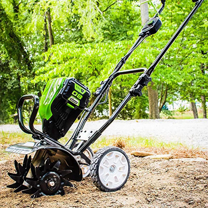GREENWORKS 82 в 10 "ручной толчок мощности культиватор/культиватор роторный Кроппер