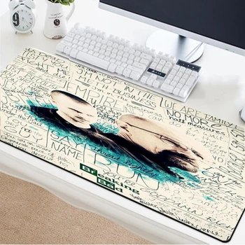

Yuzuoan Programming Mousepad with Lock Black Padded Durable Deskmat Non-slip Rubber Carpet Mat Comfortable Computer Keyboard Pad