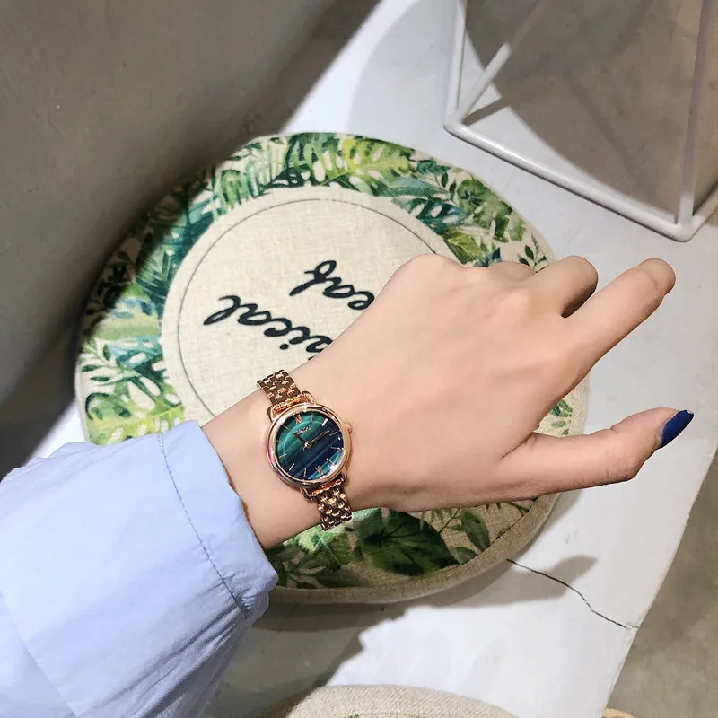 

VOHE Minimalis Women's Watches Bayan Kol Saaty Fashion Simple And Stylish Steel Belt Ladies Watch Relogio Feminino