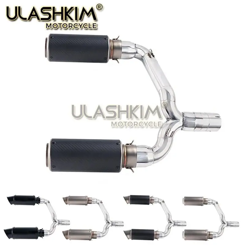 Полный глушитель выхлопной трубы мотоцикла Escape System Slip On для suzuki GSR400 GSR600 BK400 BK600 GSR BK