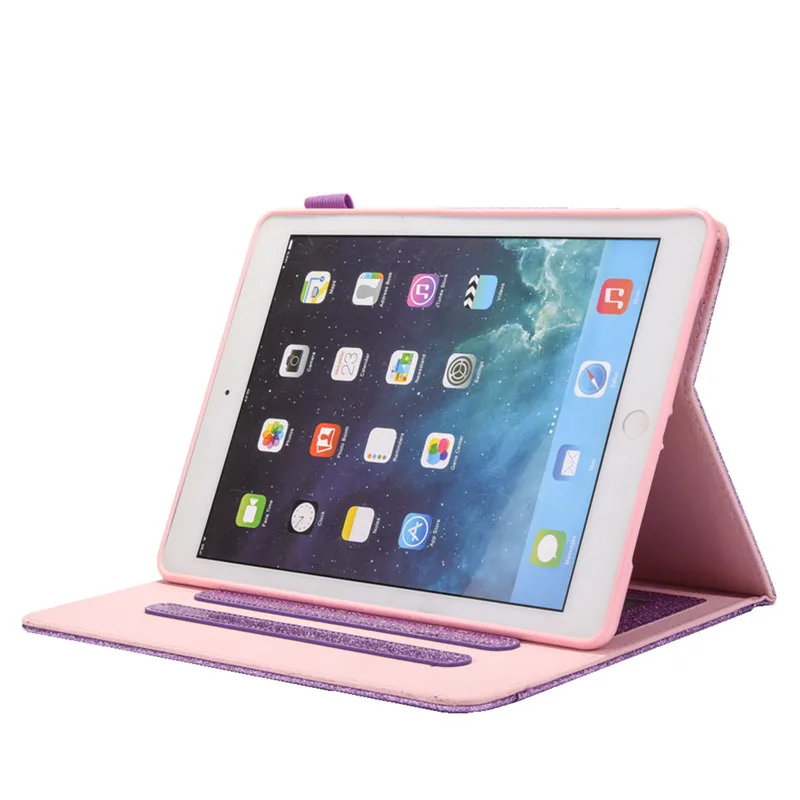 Для iPad 10,2 дюймов Чехол-подставка для iPad 7th Gen 10,2 '' роскошный шикарный умный чехол для планшета с отделениями для карт