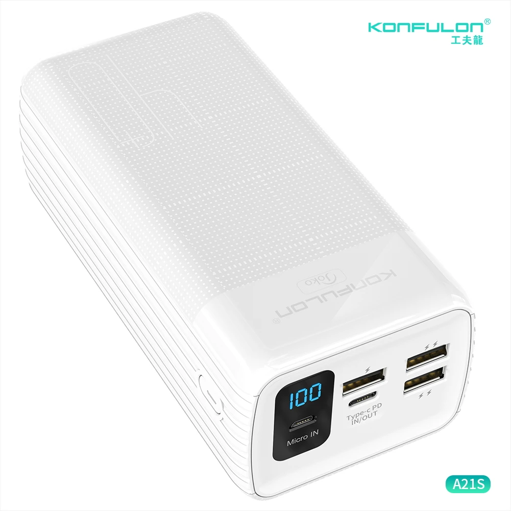 18W QC 3.0 Power Bank 40000mah 20W PD Two-Way Quick Charge Bank Power12V Powerbank For Laptop/Notebook Power Bank For IPhone 12 best power bank for iphone Power Bank