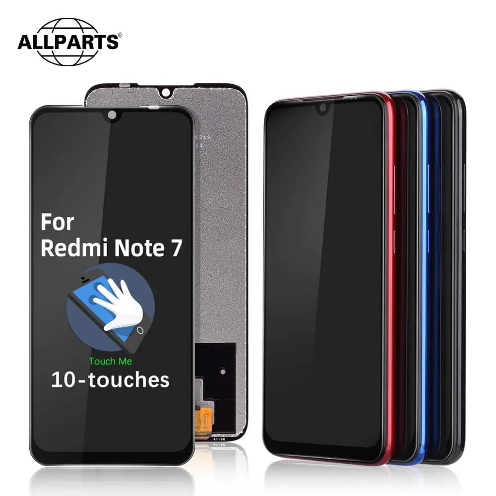Оригинальный ЖК дисплей для Xiaomi Redmi Note 7 10 сенсорный экран LCD Pro с рамкой детали