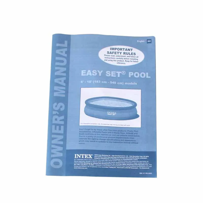6/8/10 feet Inflatable Swimming Ring Pool For Family