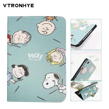 

Tablet Case for iPad mini 5 2019 Capa Para Lovely Cartoon PU Leather Smart Cover for iPad 9.7 2018 Air 1/2 Mini 4 Auto Sleep