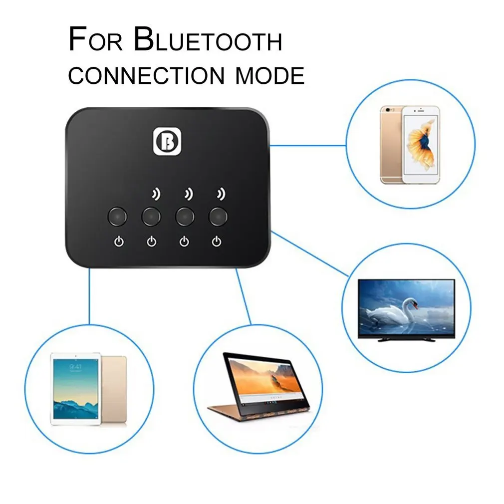  3 in1 40 Bluetooth adaptador Audio Bluetooth Receptor transmisor para Receptor de sistema de sonido