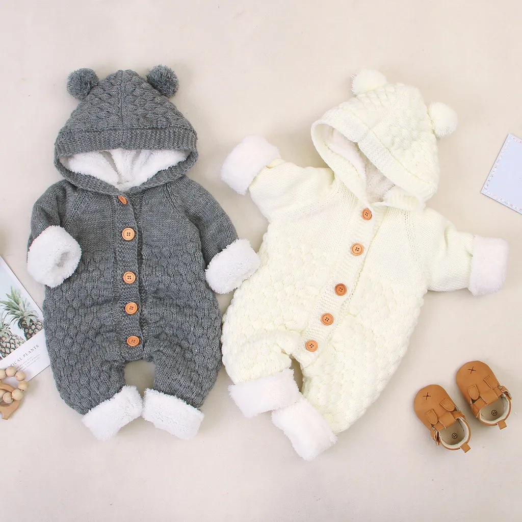 

New Winter Overalls For Kids Coat Baby Snow Wear Newborn Snowsuit Boy Warm Down Cotton Girl Clothes Newborn Bodysuit 0-2 Years
