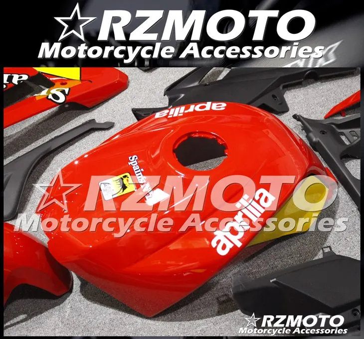 Инъекций ABS Полный обтекатели Наборы подходит для Aprilia RS125 2006 2007 2008 2009 2010 2011 06 07 08 09 10 11 Боди, комплект красного цвета