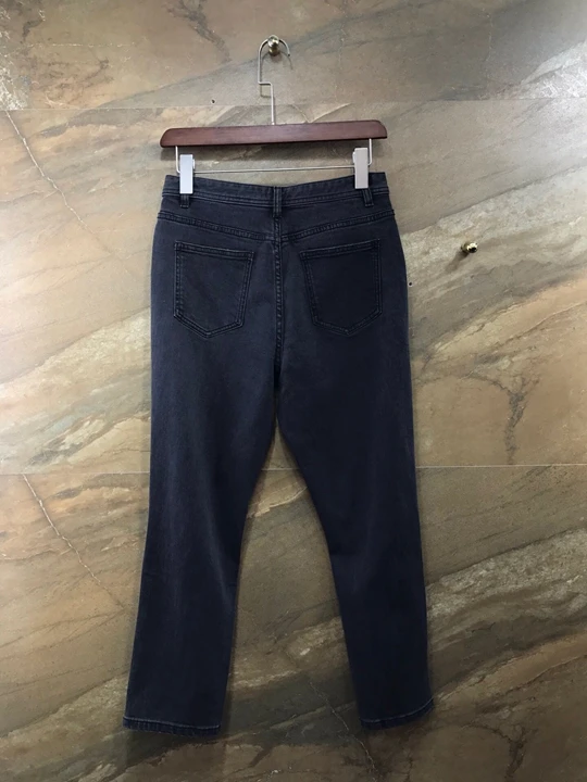 The new autumn and winter women's street personality hole jeans 1207