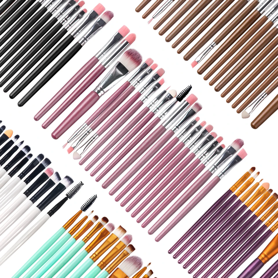Makeup Brushes Cosmetic Powder Foundation Eye Shadow Brushes Plastic Handle Synthetic Soft Brush Makeup Tool 5/7/8/15/20pcs makeup brush set makeup brush makeup tool set makeup tool
