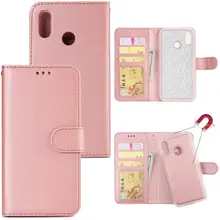 Для huawei P20 P10 P9 P8Lite Pro Чехол Магнитный съемный кожаный бумажник Folio