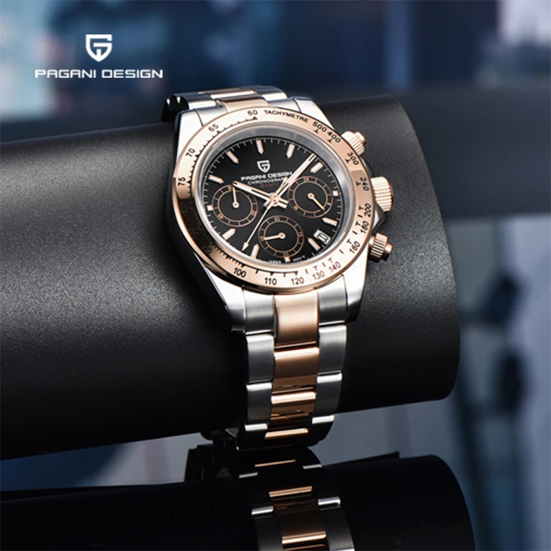 

PAGANI DESIGN 2023 New VK63 Chronograph Mens Quartz Watches Watch For Men Fashion Military Stainless Steel Sapphire Mirror Reloj