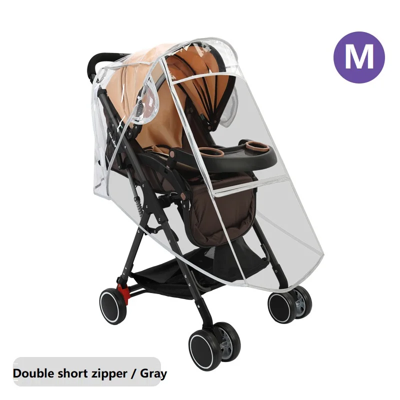 Universal Baby Stroller Accessories Rain Cover and Waterproof Stroller Cover Snow Protection Winter Accessories for Stroller - Цвет: As the picture