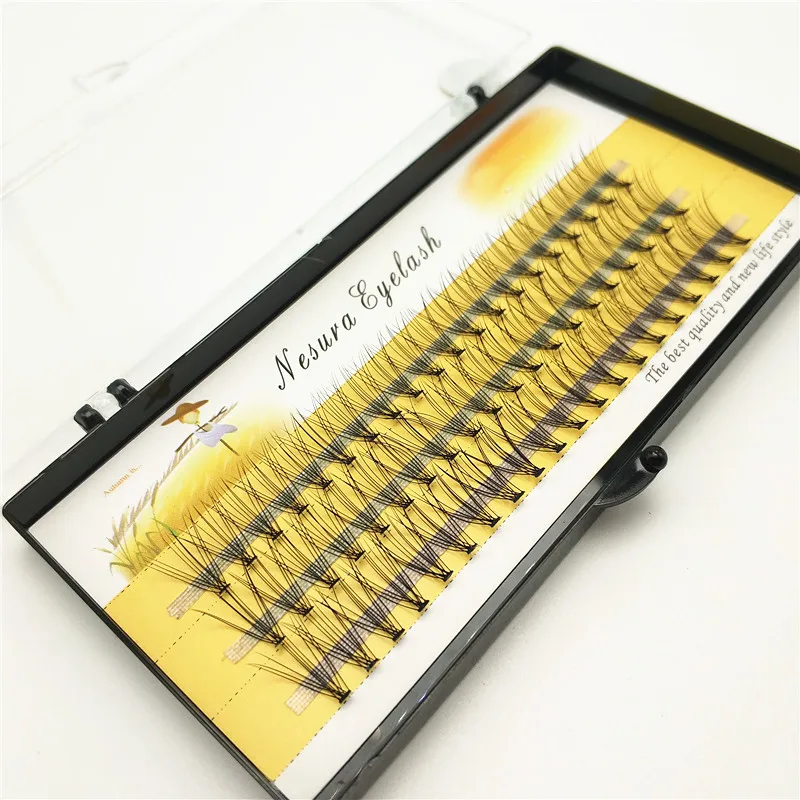 Eyelash-Extensions Mink 60-Bundles Individual-Lashes 10D Natural-Style Thickness 6d True