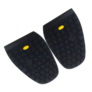 

Pair Rubber Half Glue On Shoe Soles Anti Slip Shoe Care DIY Repair·