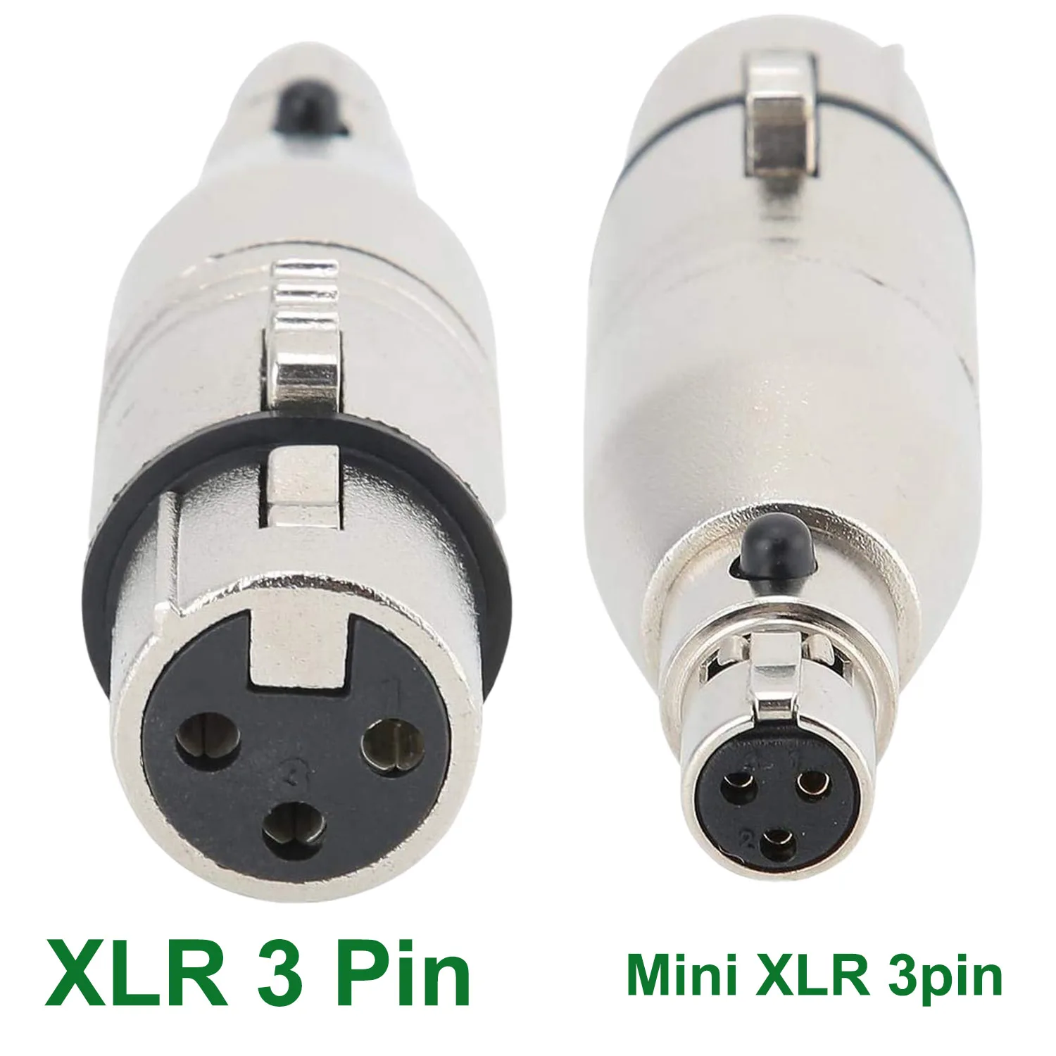 Мини XLR 3-контактный гнездовой к разъем аудио микрофон адаптер конвертер |