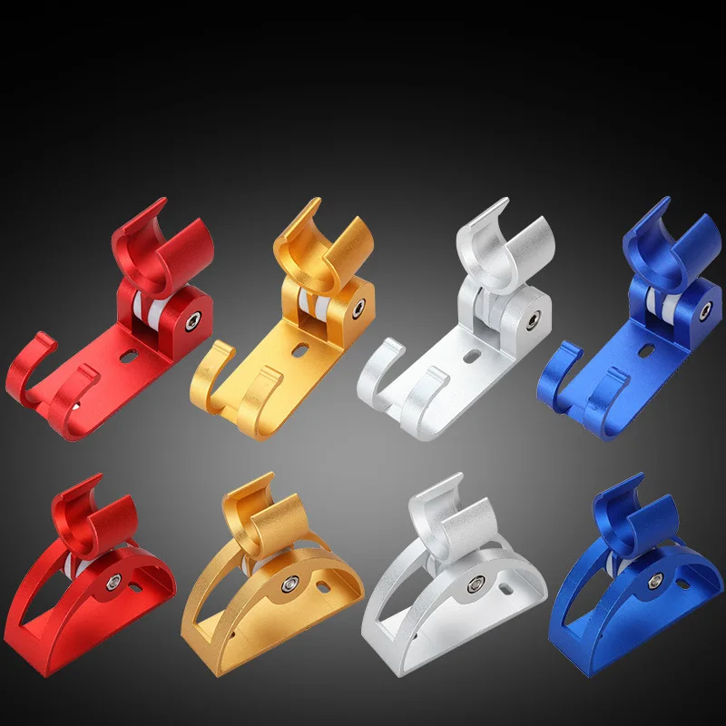 

1pc Solid Aluminum Wall Mounted Hand Shower Holder Hook Pedestal Bracket In Wall Shower Accessories