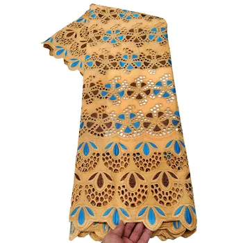 

African Swiss Lace Fabric For Dress 2020 High Quality Voile Lace In Switzerland Nigerian Dry Cotton Lace Fabric