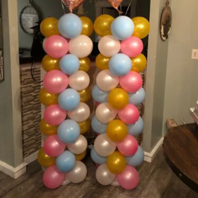 

2X Bases+8X Rods Plastic Balloon Arch Column Stand Kits Arch Stand With Frame Wedding Birthday Festival Party Decoration