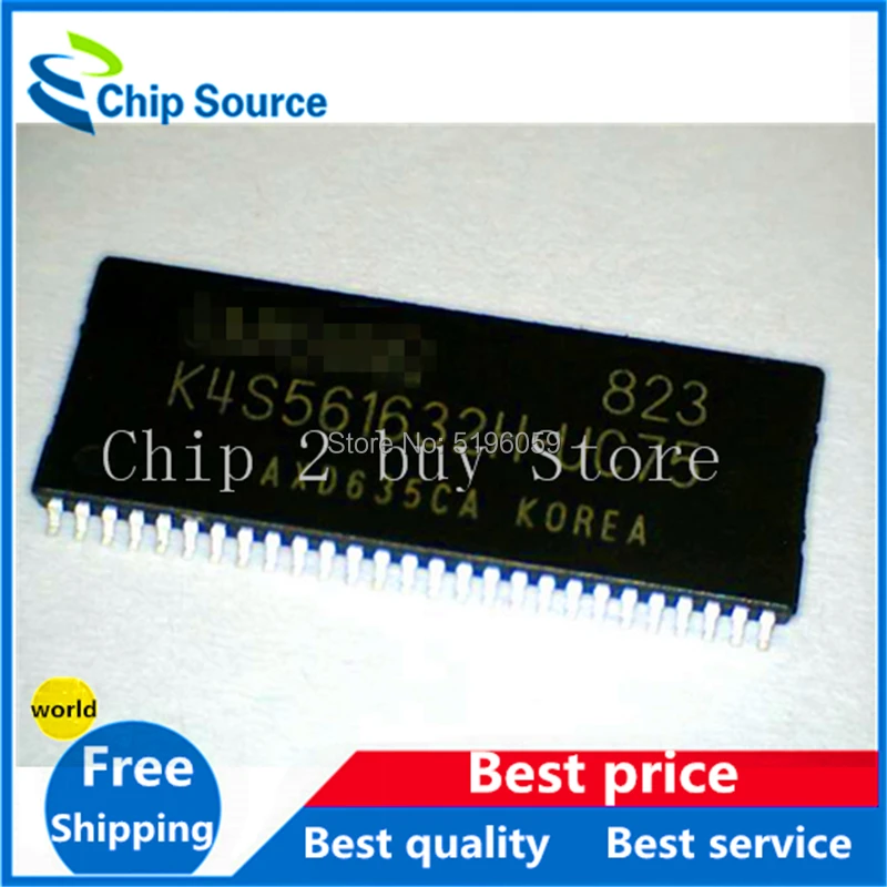5 шт./лот K4S561632H-UC75 TSOP54 256 Мбит SDRAM 4 м x 16 бит x 4 банки синхронный DRAM LVTTL