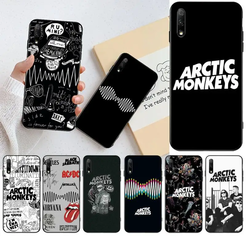 Силиконовый черный чехол Arctic Monkeys для Huawei Nova 6se 7 7pro 7se honor 7A 8A 7C Prime2019 | Мобильные