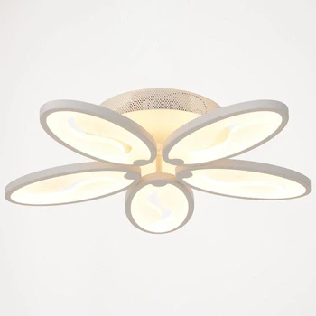 

Chandelier with remote control "Eliza" 90W LED 3000-6500K, dimmable, white d = 50 cm, h = 9 cm 5302374