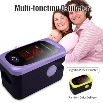 

Portable Finger Oximeter Digital Pulse Oximeter LED Display Blood Oxygen Sensor Saturation SpO2 Monitor Measurement Meter