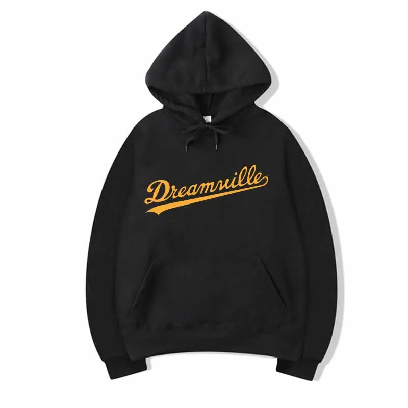 2019 толстовки новос хип хоп dreamville j cole logotipo com capuz carta presa inverno| |