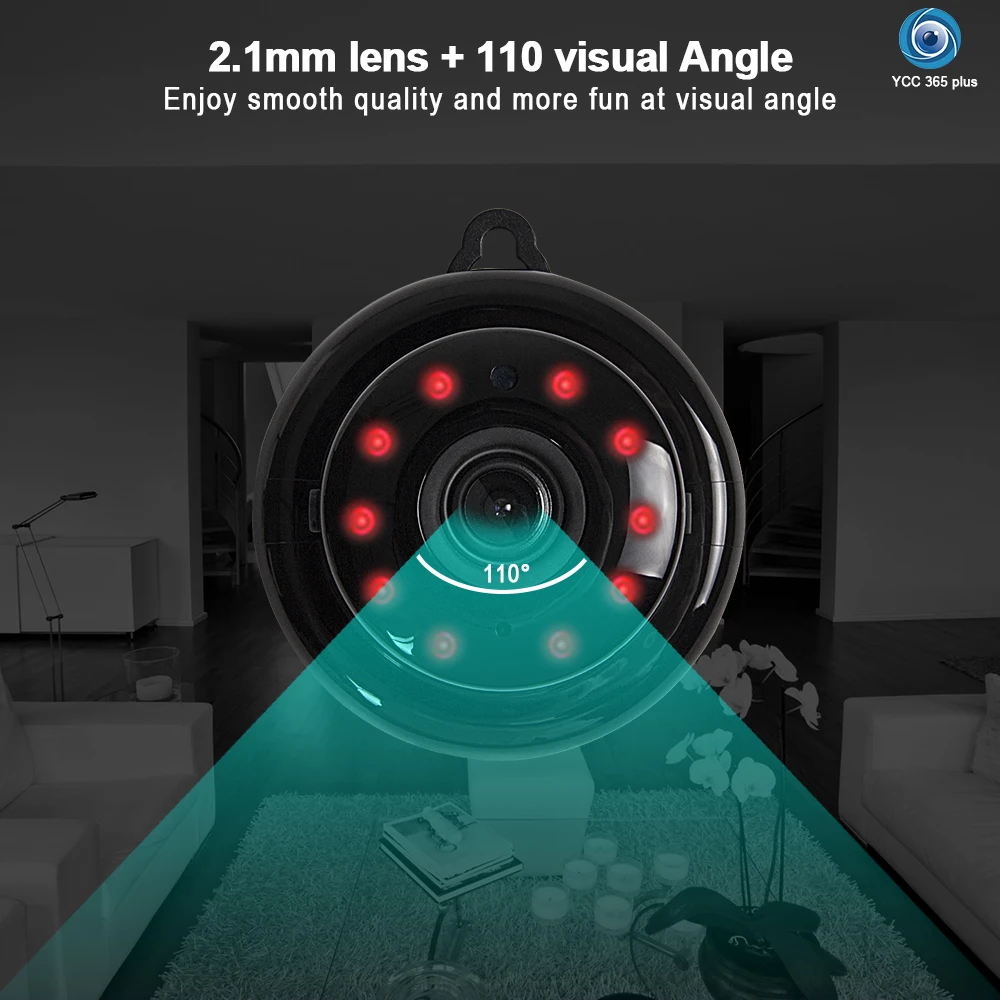 Мини Wifi IP камера 720P HD беспроводная домашняя сеть безопасности CCTV микро камера наблюдения ИК ночного видения детский монитор