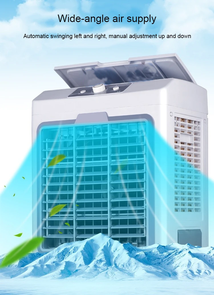 Description Picture 5 of item35L Electric Air Conditioning Cooler Floor Stand Water Cooling Fan Blower Industrial Conditioner Fans Mist Humidifier Ventilator