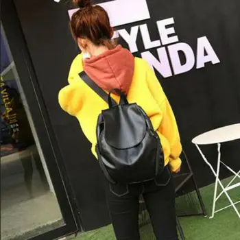 

Women Lady PU Leather Backpack Travel Shoulder Bag Girls Rucksack Laptop Bag