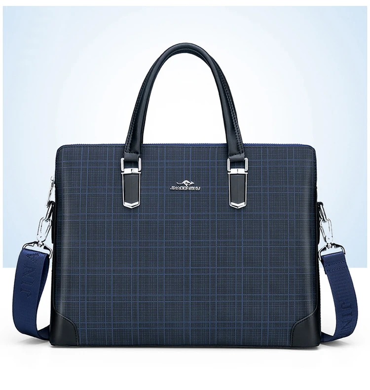 Новая мужская сумка для ноутбука из искусственной кожи, модная сумка-тоут, деловая сумка для ноутбука, уличная сумка через плечо, кожаная сумка-мессенджер, офисный портфель