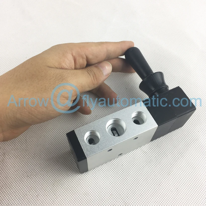 4HA330C-08 1/" 4HA330C-10 3/8" закрытый центральный пружинный обратный ручной рычаг клапана