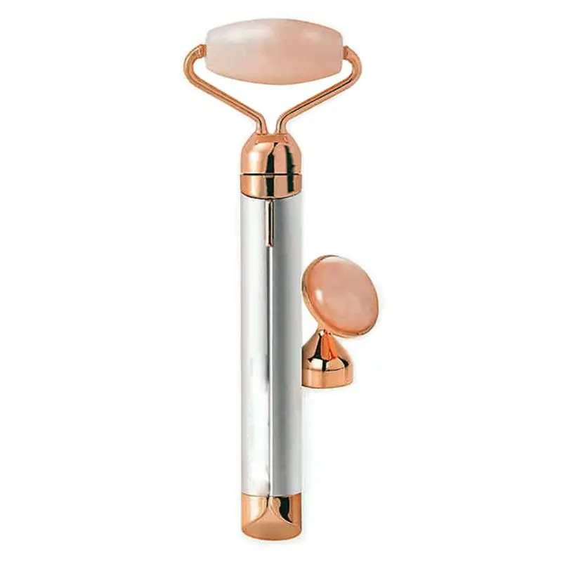 

Electric Face Stone Massager Anti-Aging T-Type Massage Stick Vibration Beauty Bar Roller Skin Lift Anti-Wrinkle Puffiness Facial
