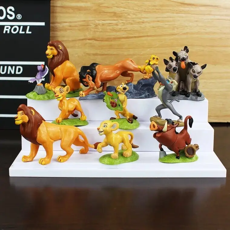 

9pcs/Set Hot The Lion King Simba Nala Timon Action Figure Model Figure PVC Classic children Toy Christmas Birthday Gift toy Doll