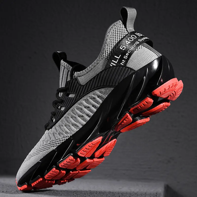 

CREDRIZK Big Size 39-46 Men Sneakers Cushioning Chaussure Running Homme Sport Shoes White Gym Jogging Shoes Athletic Footwear