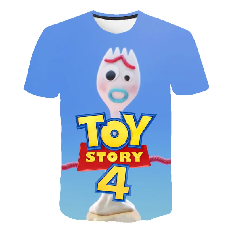 Toy Story 4 t футболка новая забавная футболка s для мужчин/женщин мультфильм фильм История Игрушек 4 3D печатная История Игрушек 4 мальчик девочка детская футболка улица - Цвет: picture color