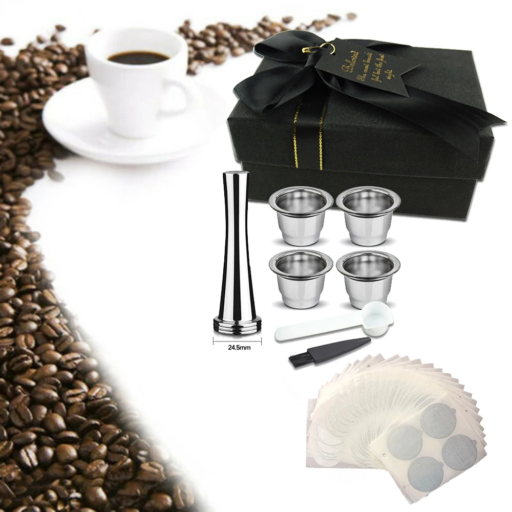 Многоразовые капсулы для кофе из нержавеющей стали для Nespresso