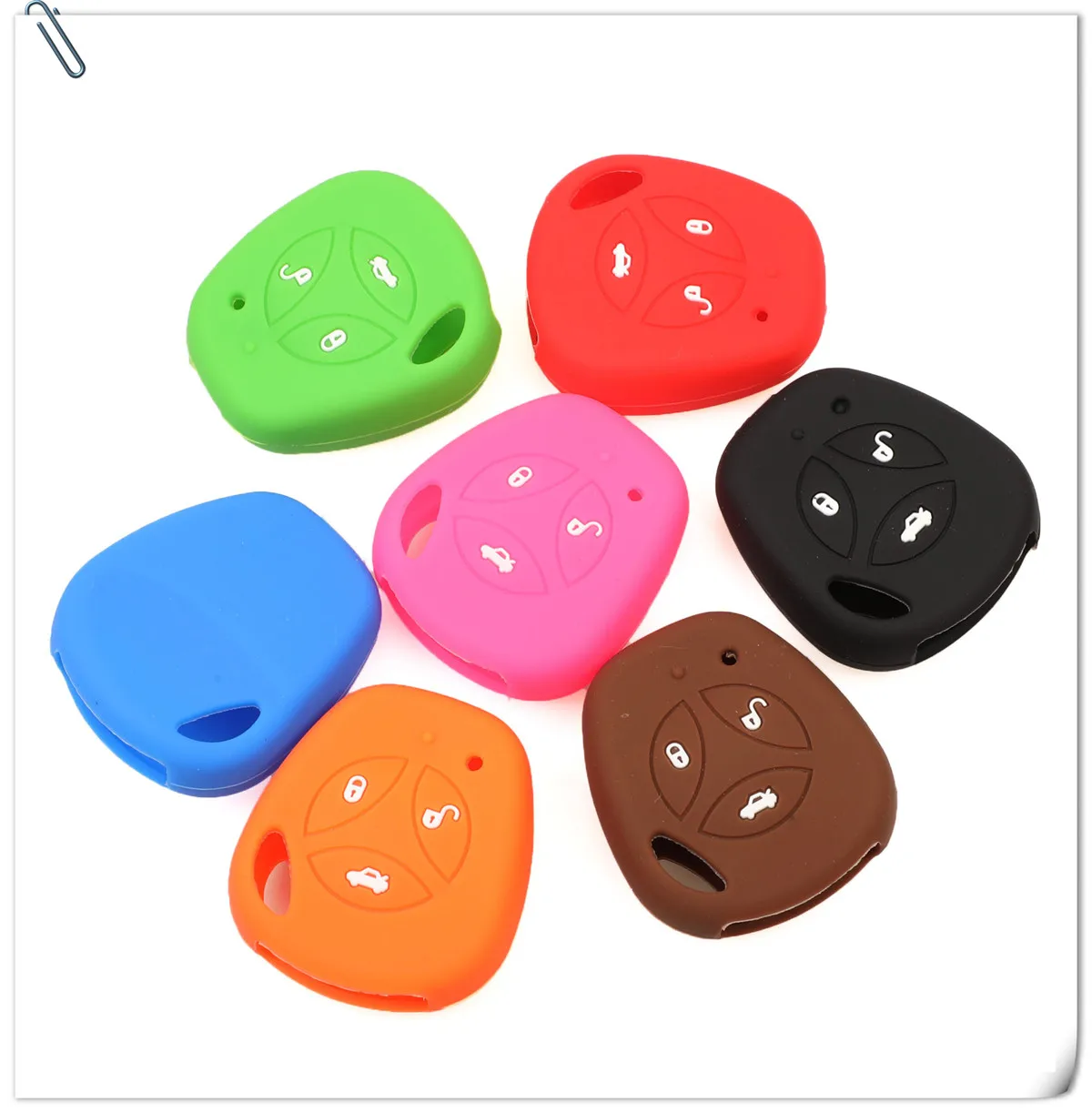 Keyforkess custodia portachiavi in gomma siliconica per Lada Largus 4X4 Kalina Granta Priora custodia protettiva in Gel di silice morbido - H3fdb8dc309f742fa8bcb9f687bb405307
