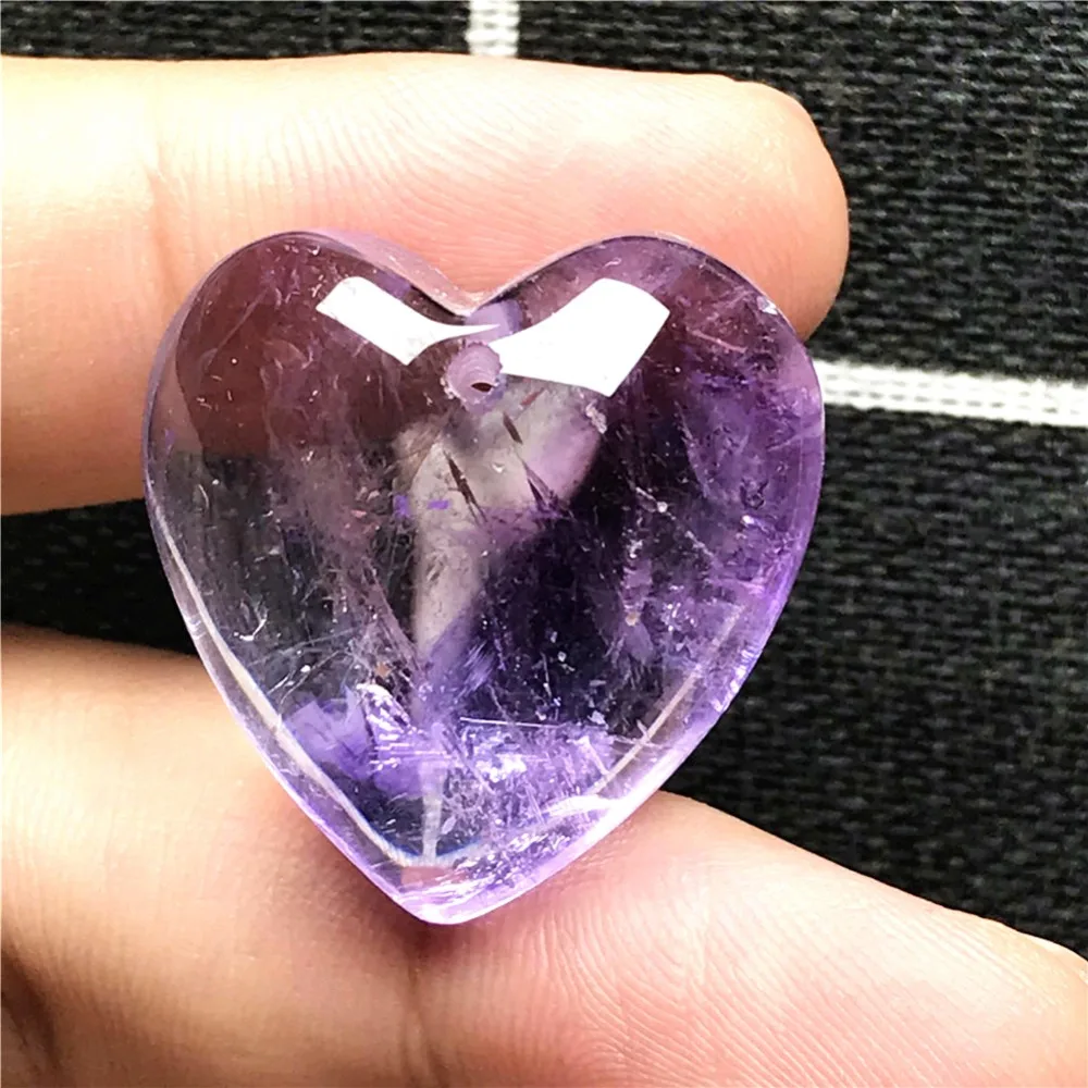 Heart Amethyst Pendant (44)