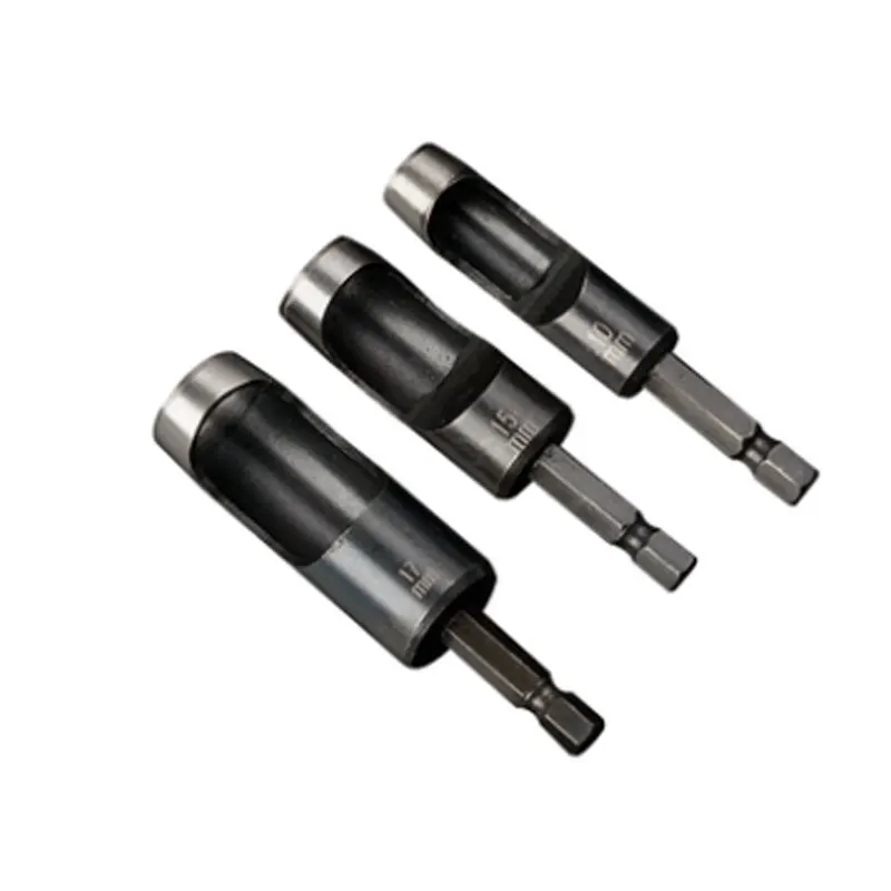 Electric Punching Leather Hole Punch 1/4 Inch Hex Shank Belt Hole