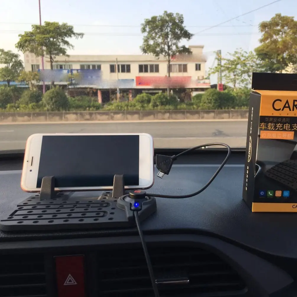 Мягкий силиконовый держатель для мобильного телефона Gps для приборной панели автомобиля нескользящий коврик настольная подставка для Iphone/Android