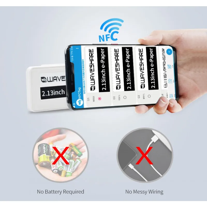  NFC EINK    ÷, ABS ̽ , ͸       , 2.13 ġ