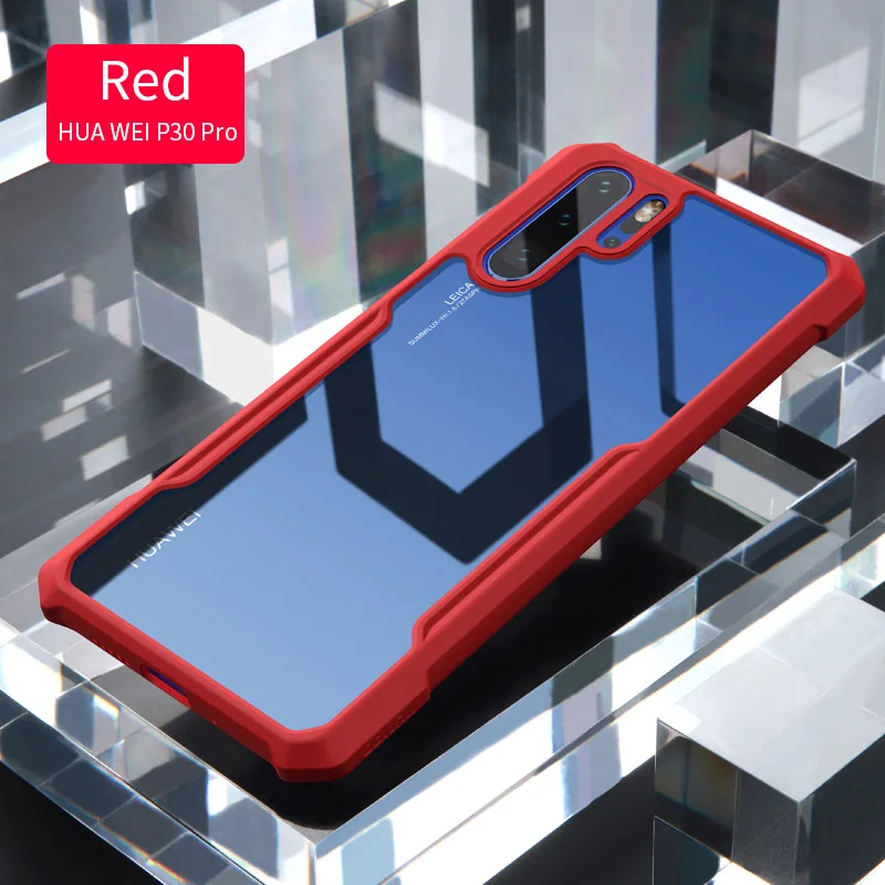 Red XUNDD противоударный чехол для телефона huawei P30 Pro защитный для P30 с подушкой безопасности Beetle - Цвет: Red