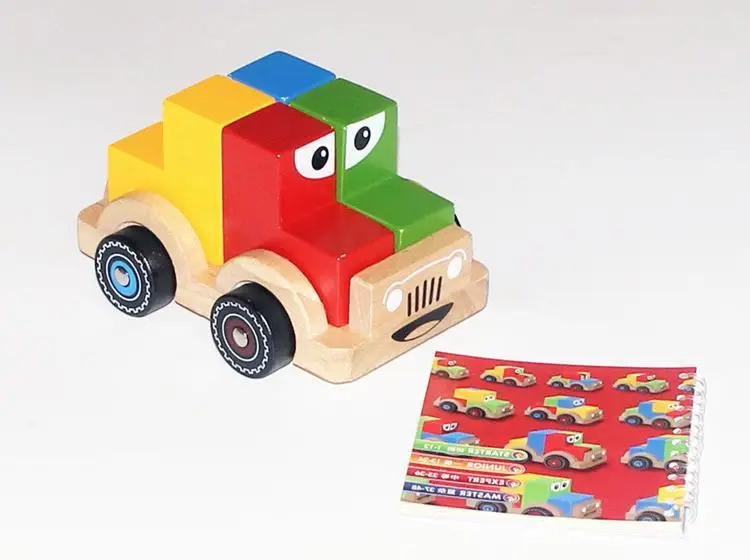 

Xiaoguaidan Flexible Small Car Color Car Pooling Car Assembled Model Building Blocks Intellectual Interest Educational Early Chi